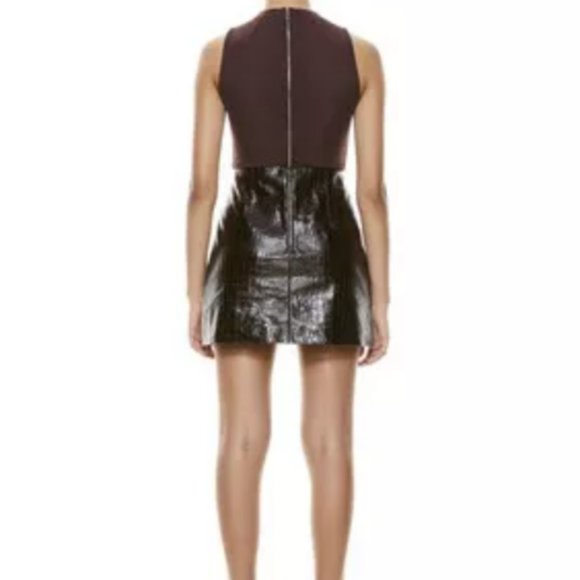 🌺 SOLD 🌺 Alice + Olivia Riley Croc Skirt, NWT - Picture 3 of 11